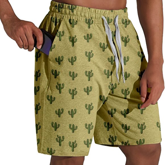 3-Pack Men's Terry Knit Printed Athletic Bottoms w/ Elastic Waistband & Pockets - Picture 7 of 16